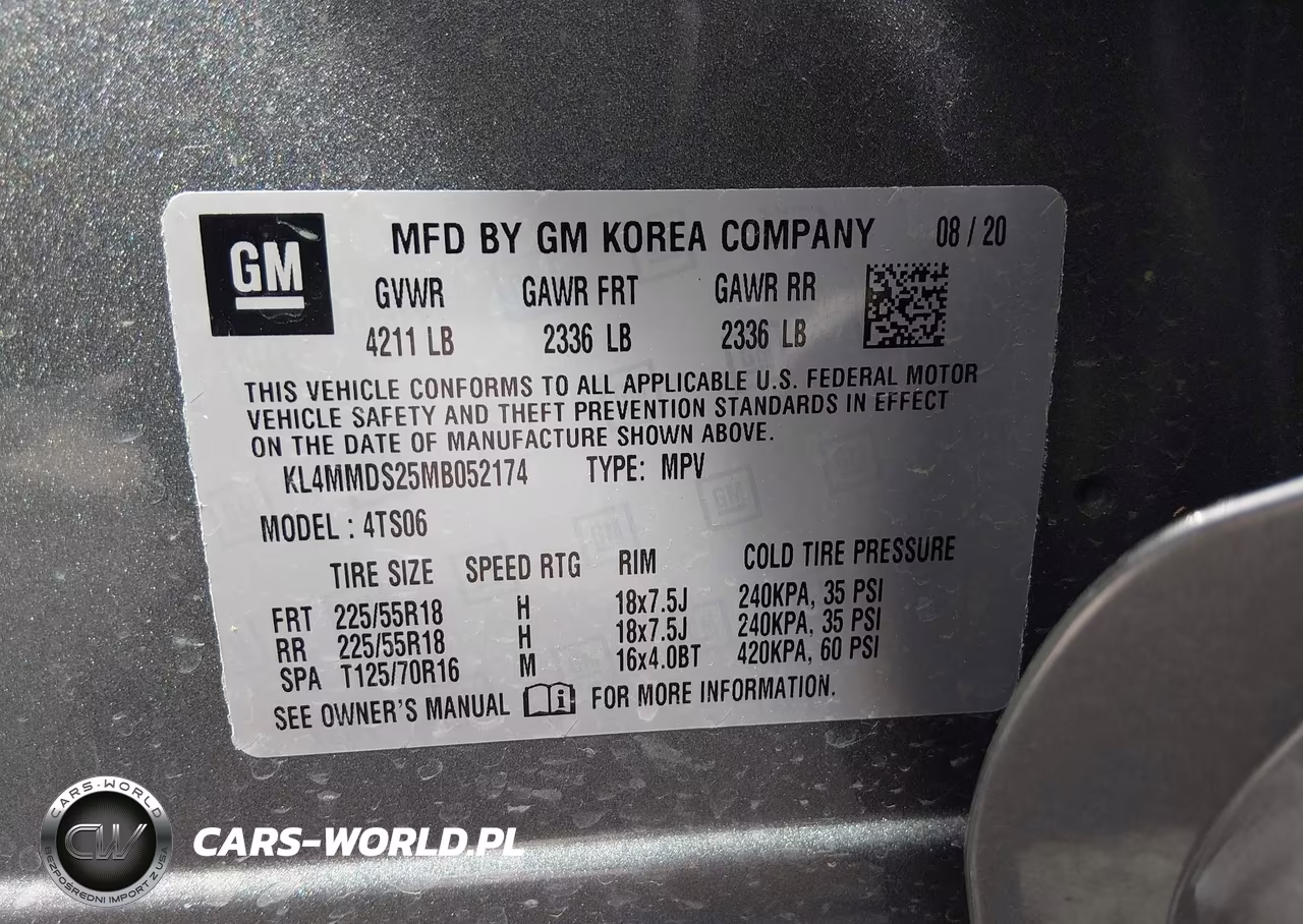 2021 Buick Encore Gx Fwd Select VIN:KL4MMDS25MB052174 - 9