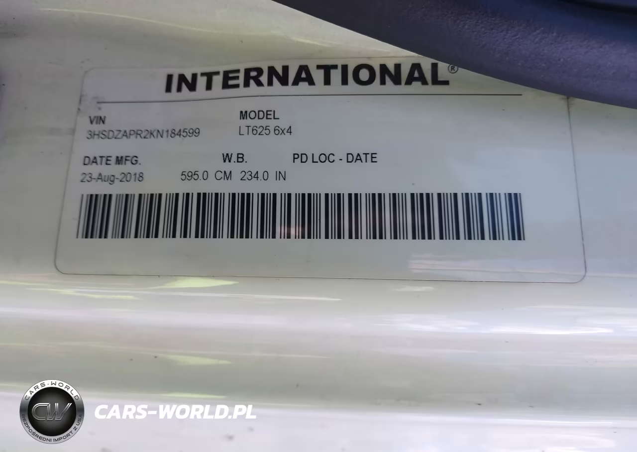 2019 International Lt VIN:3HSDZAPR2KN184599 - 8