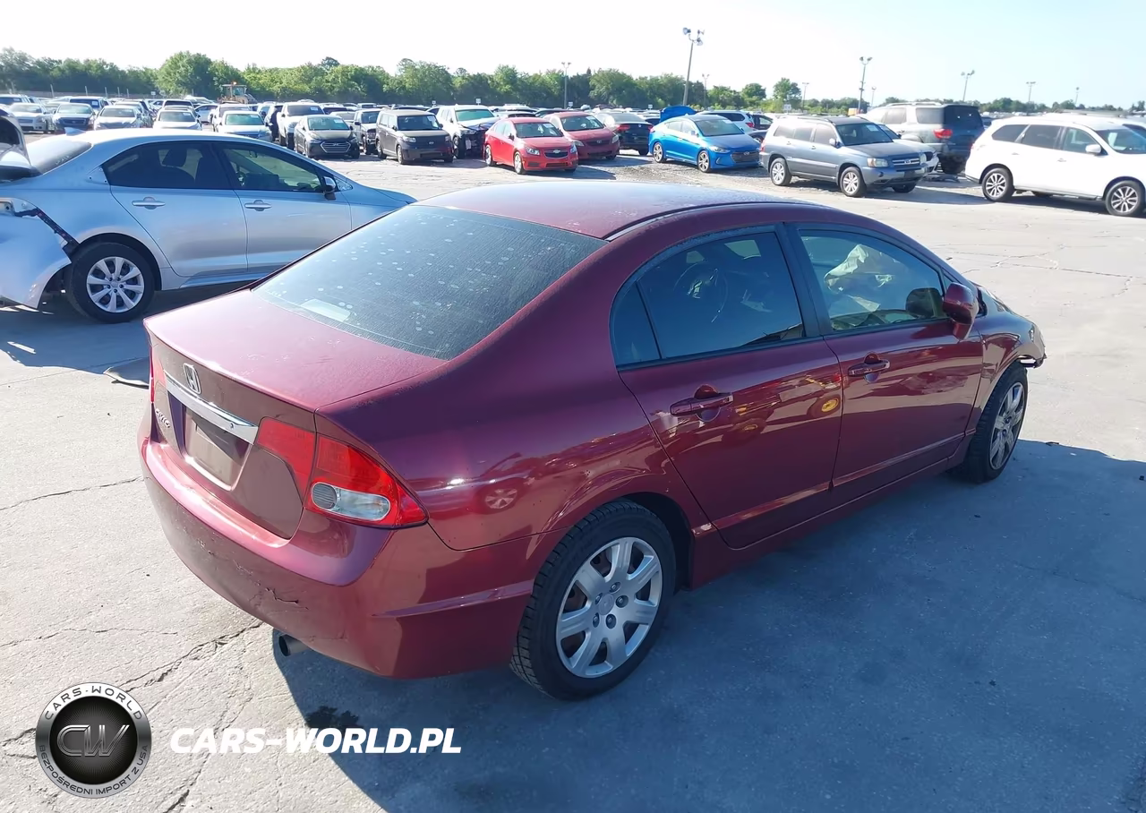 2009 Honda Civic Lx VIN:19XFA16529E030234 - 4