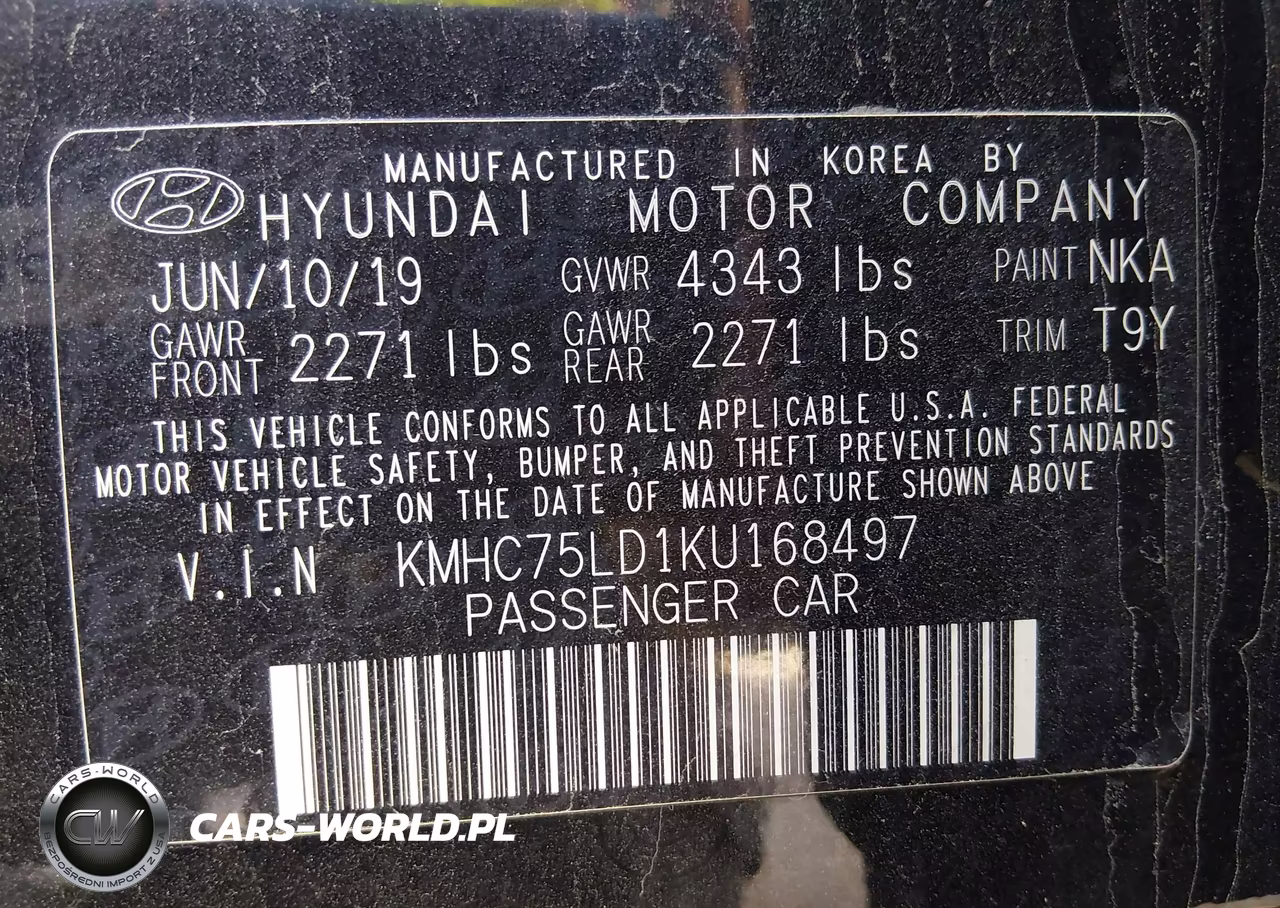 2019 Hyundai Ioniq Plug-In Hybrid Limited VIN:KMHC75LD1KU168497 - 9
