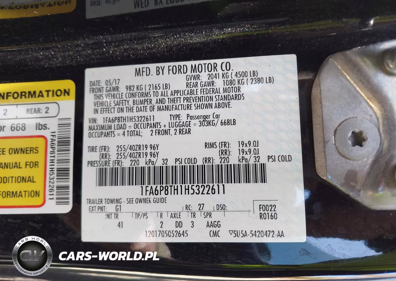 2017 Ford Mustang Ecoboost VIN:1FA6P8TH1H5322611 - 9