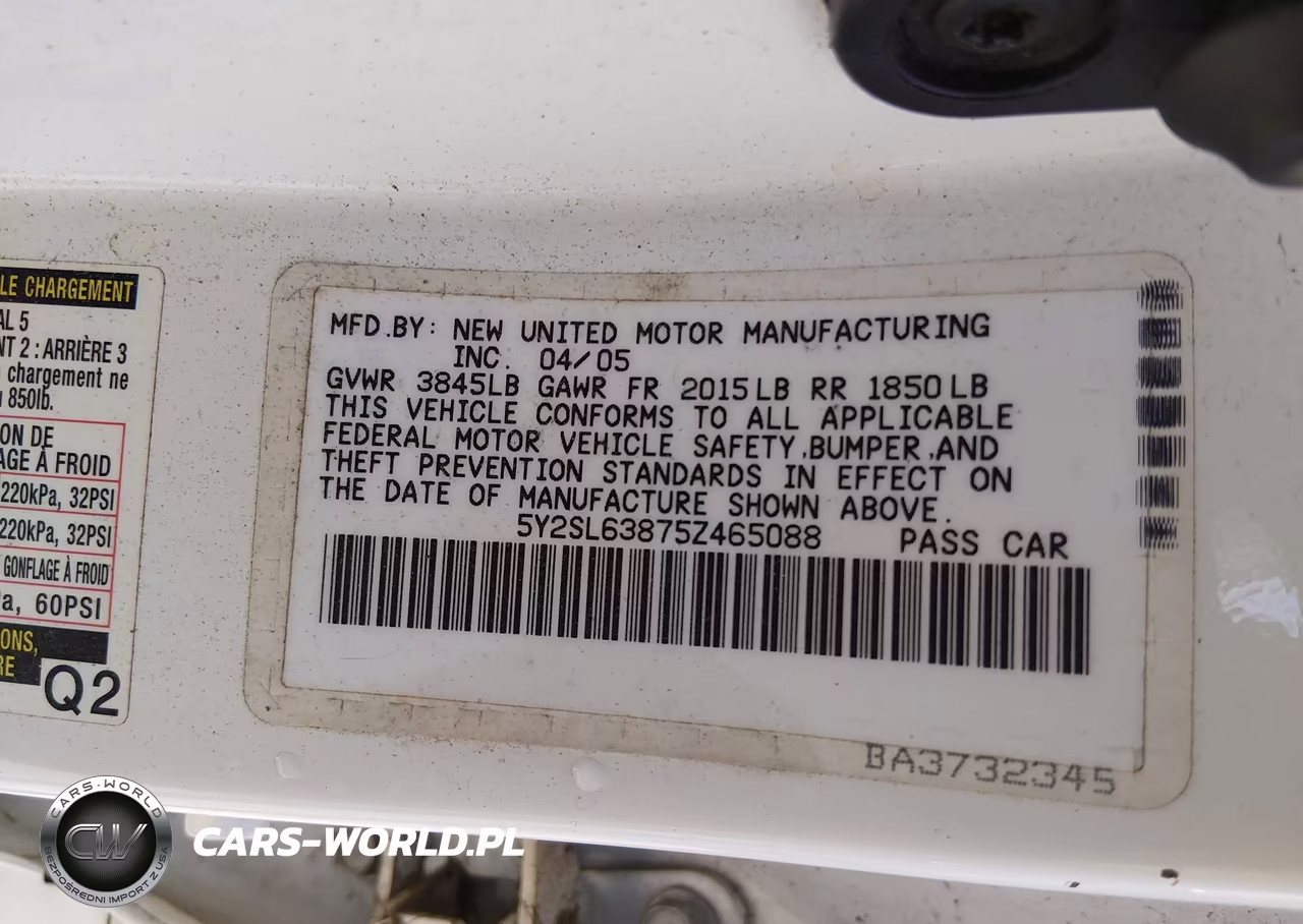 2005 Pontiac Vibe VIN:5Y2SL63875Z465088 - 9