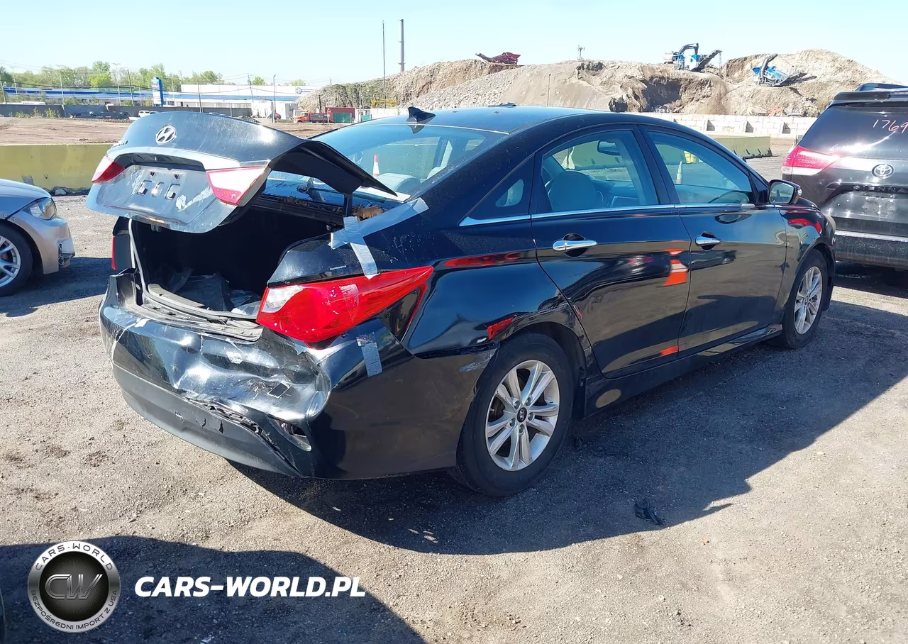 2014 Hyundai Sonata Gls VIN:5NPEB4AC0EH842492 - 4
