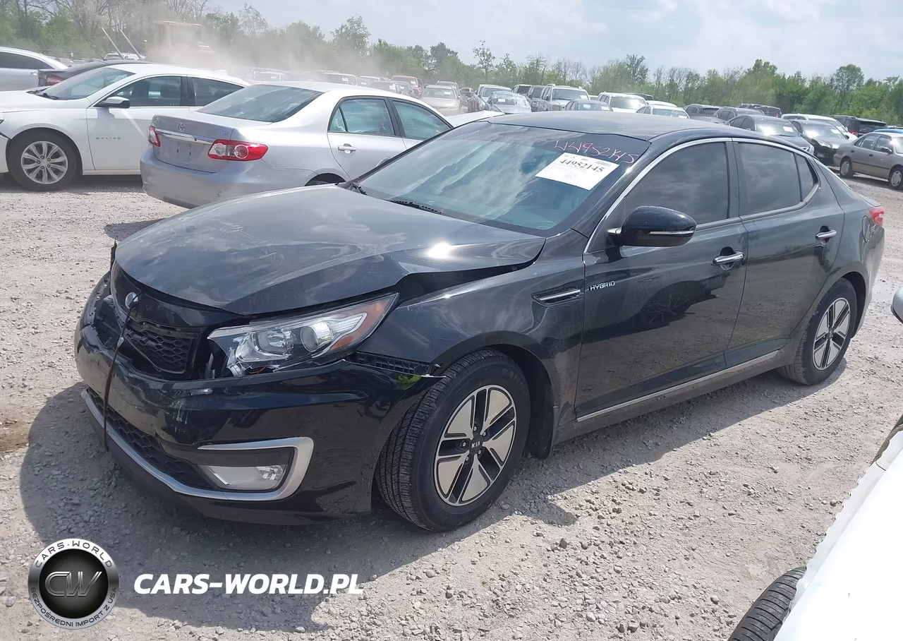 2013 Kia Optima Hybrid Lx VIN:KNAGM4AD1D5061617 - 2