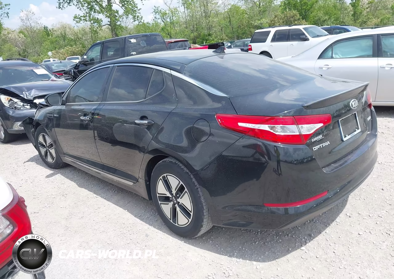 2013 Kia Optima Hybrid Lx VIN:KNAGM4AD1D5061617 - 3