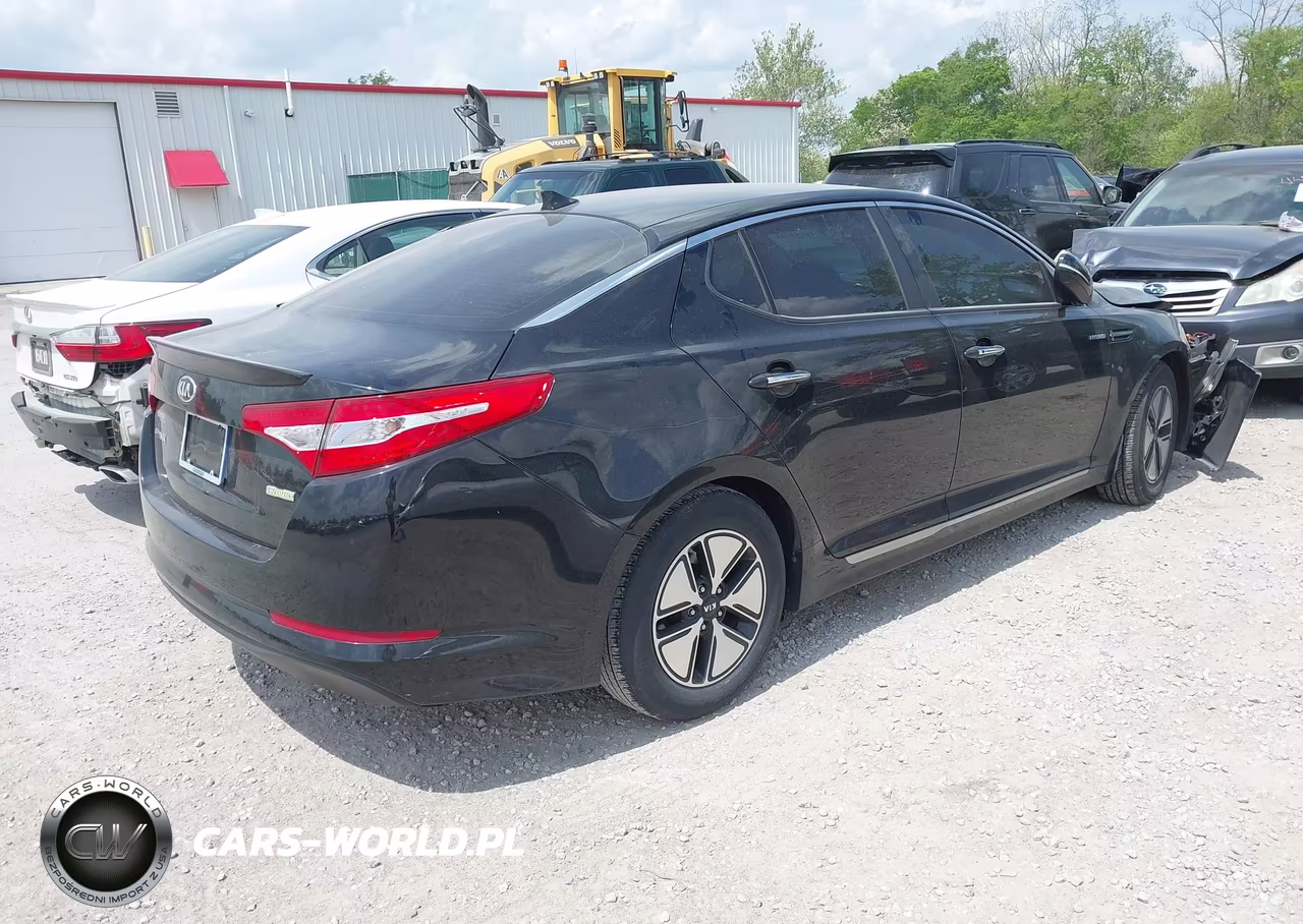 2013 Kia Optima Hybrid Lx VIN:KNAGM4AD1D5061617 - 4