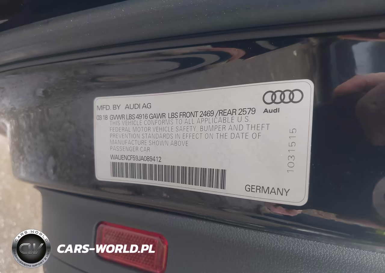 2018 Audi A5 2.0T Premium VIN:WAUENCF59JA089412 - 9