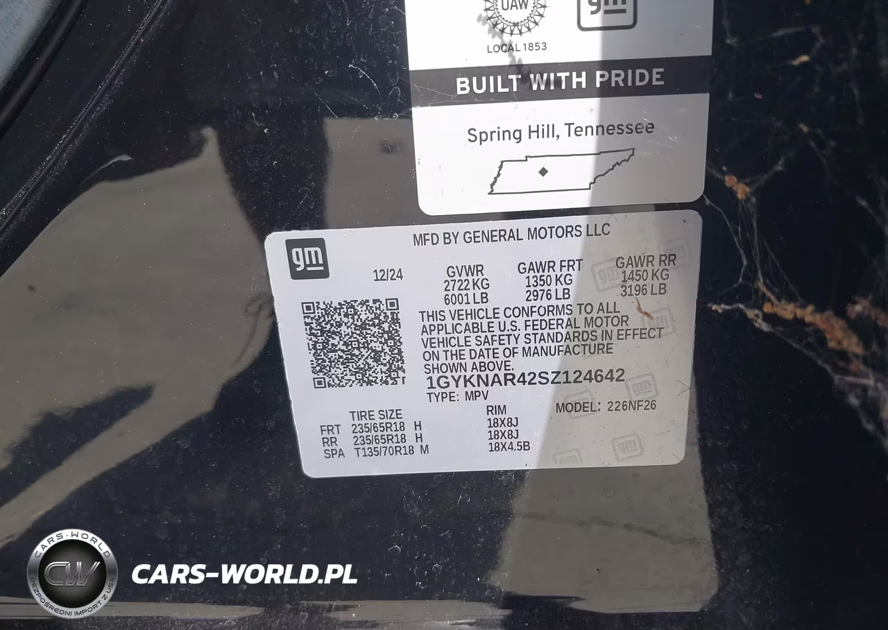 2025 Cadillac Xt5 Fwd Luxury VIN:1GYKNAR42SZ124642 - 9