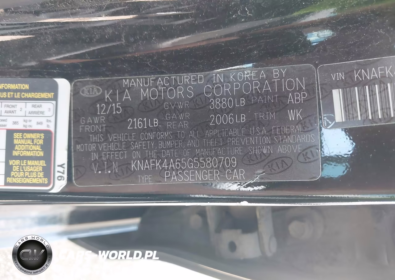 2016 Kia Forte Lx VIN:KNAFK4A65G5580709 - 9