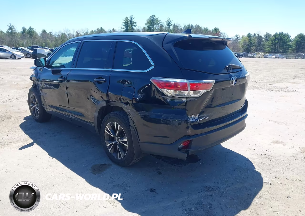 2016 Toyota Highlander Xle V6 VIN:5TDJKRFH3GS256270 - 3
