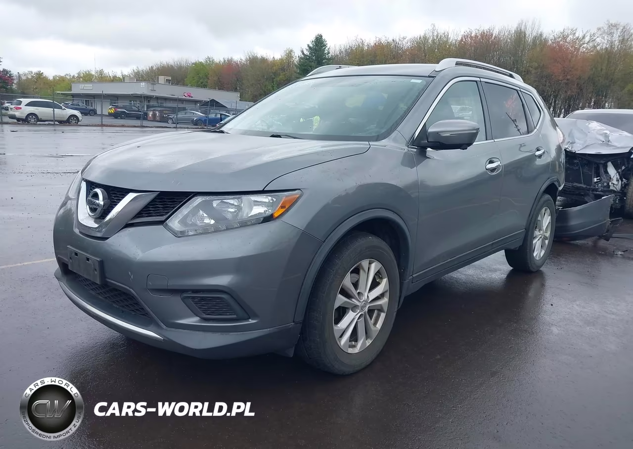 2015 Nissan Rogue Sv VIN:KNMAT2MV4FP550458 - 2