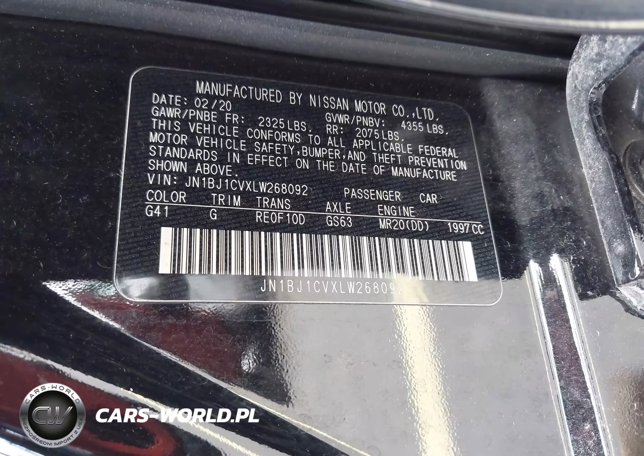 2020 Nissan Rogue Sport Sv Fwd Xtronic Cvt VIN:JN1BJ1CVXLW268092 - 9