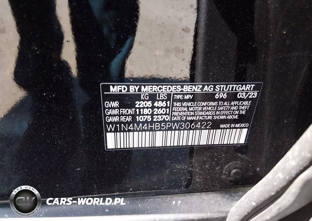 2023 Mercedes-Benz Glb 250 4Matic VIN:W1N4M4HB5PW306422 - 9