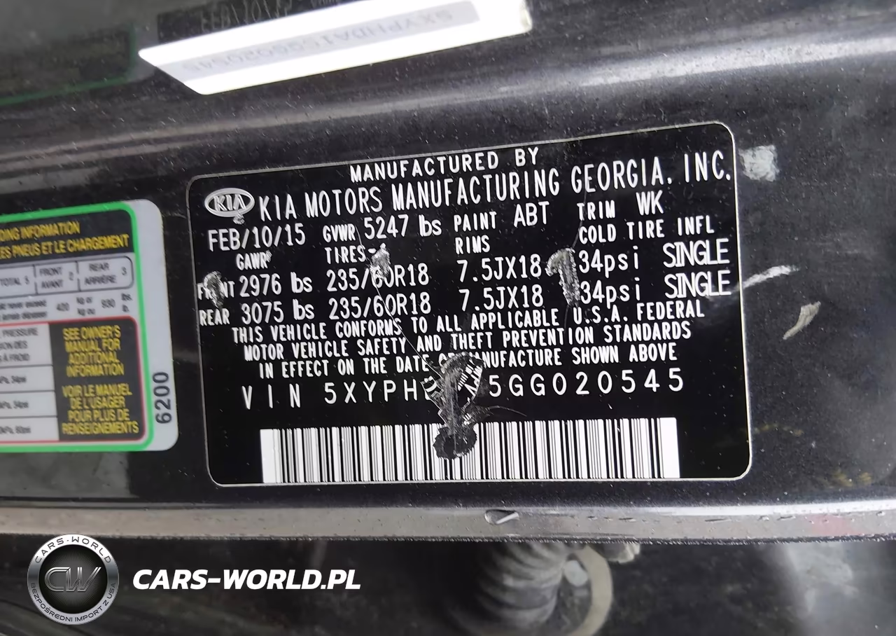 2016 Kia Sorento 2.0T Ex VIN:5XYPHDA15GG020545 - 9