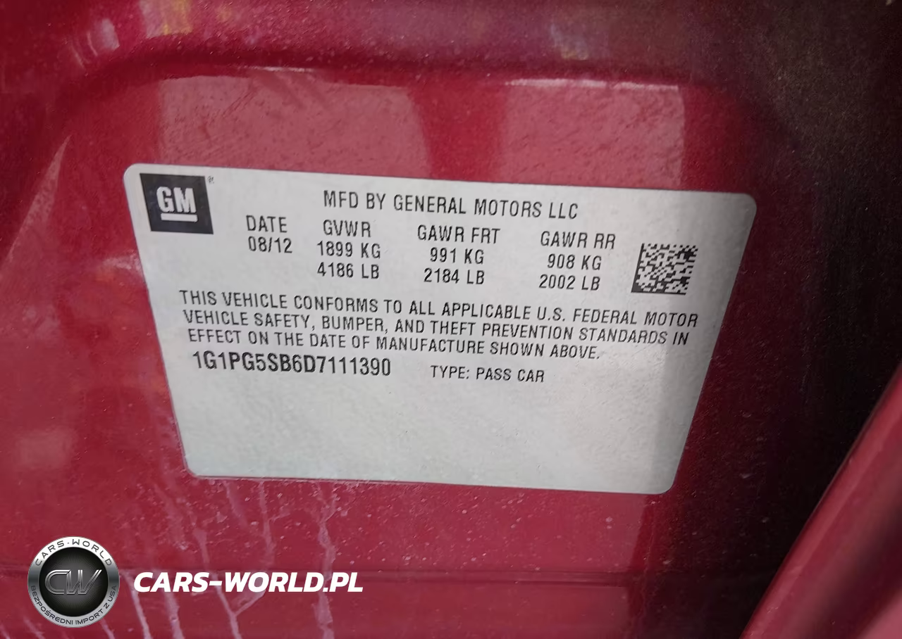2013 Chevrolet Cruze Ltz VIN:1G1PG5SB6D7111390 - 9