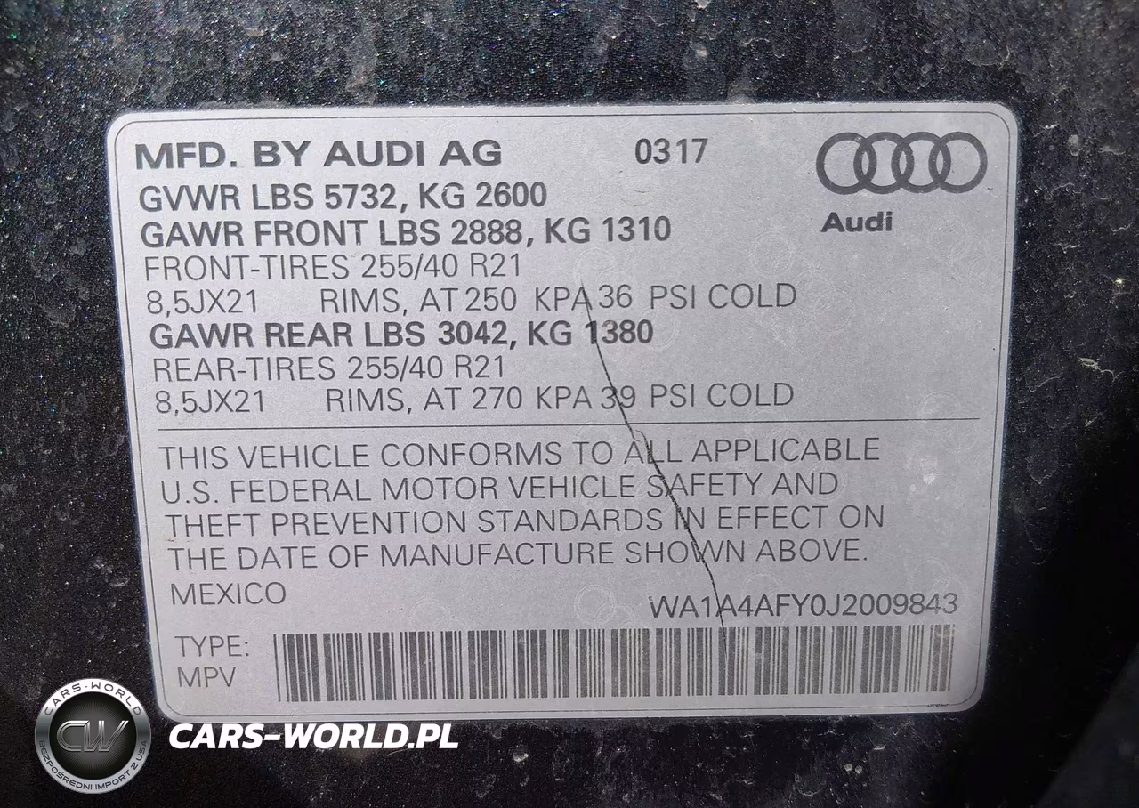 2018 Audi Sq5 3.0T Premium Plus VIN:WA1A4AFY0J2009843 - 9