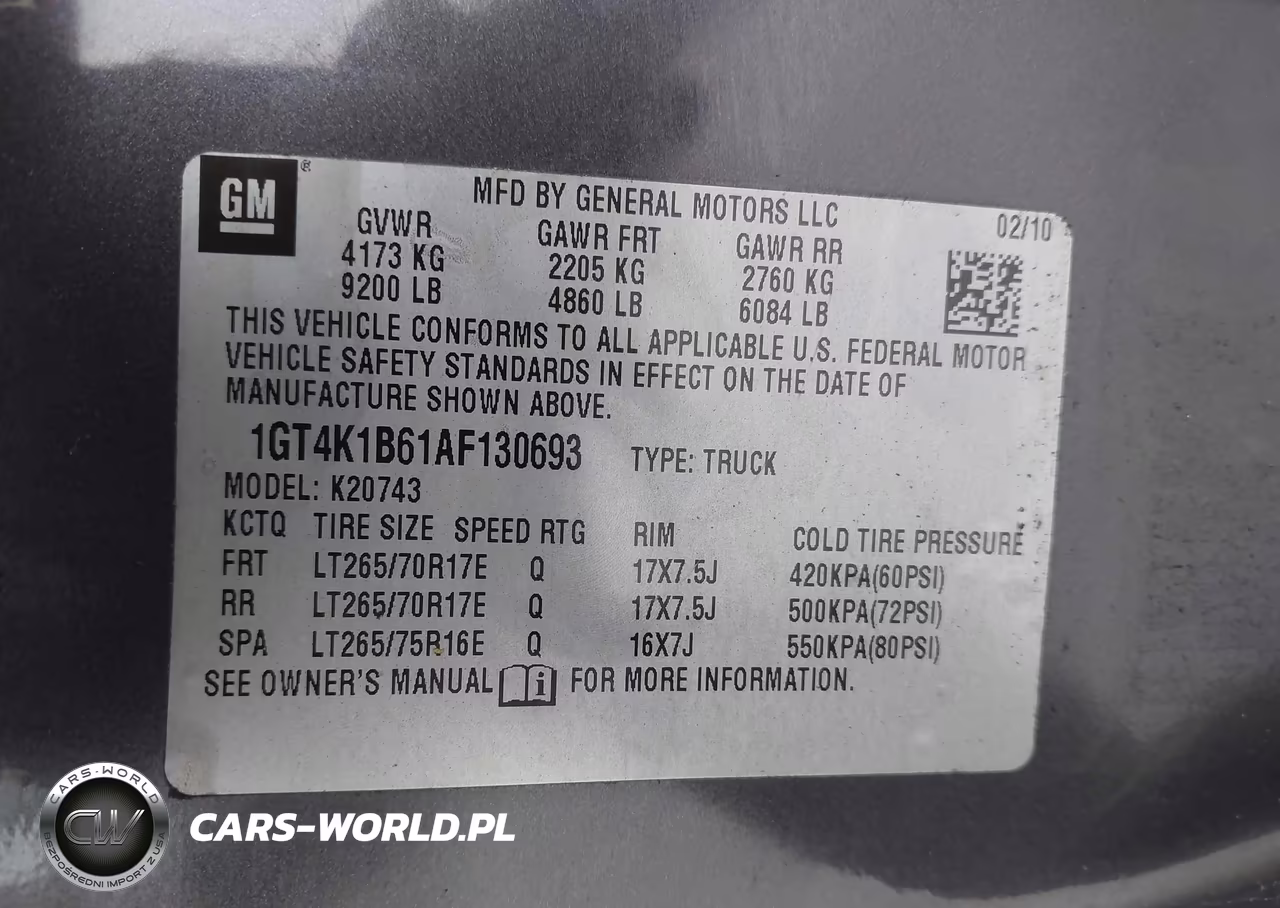 2010 GMC Sierra 2500Hd Slt VIN:1GT4K1B61AF130693 - 9