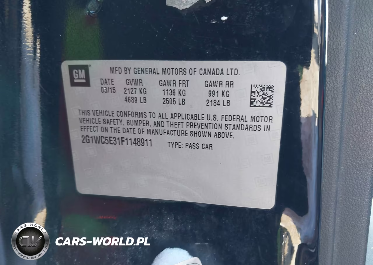 2015 Chevrolet Impala Limited Ltz VIN:2G1WC5E31F1148911 - 9