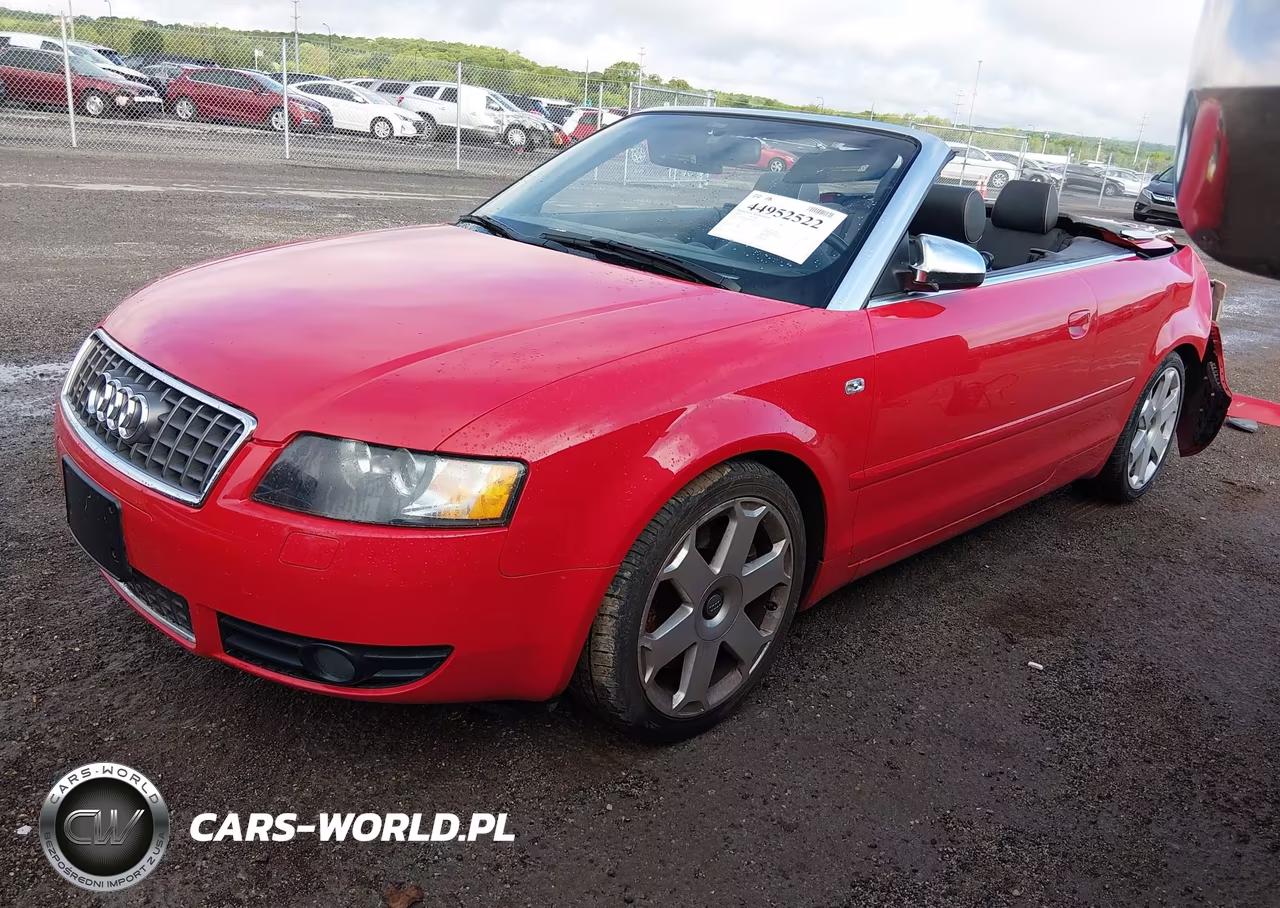 2004 Audi S4 VIN:WUARL48H64K900771 - 2