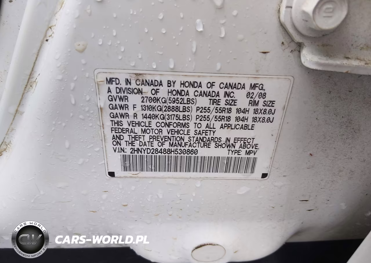 2008 Acura Mdx Technology Package VIN:2HNYD28488H530860 - 9
