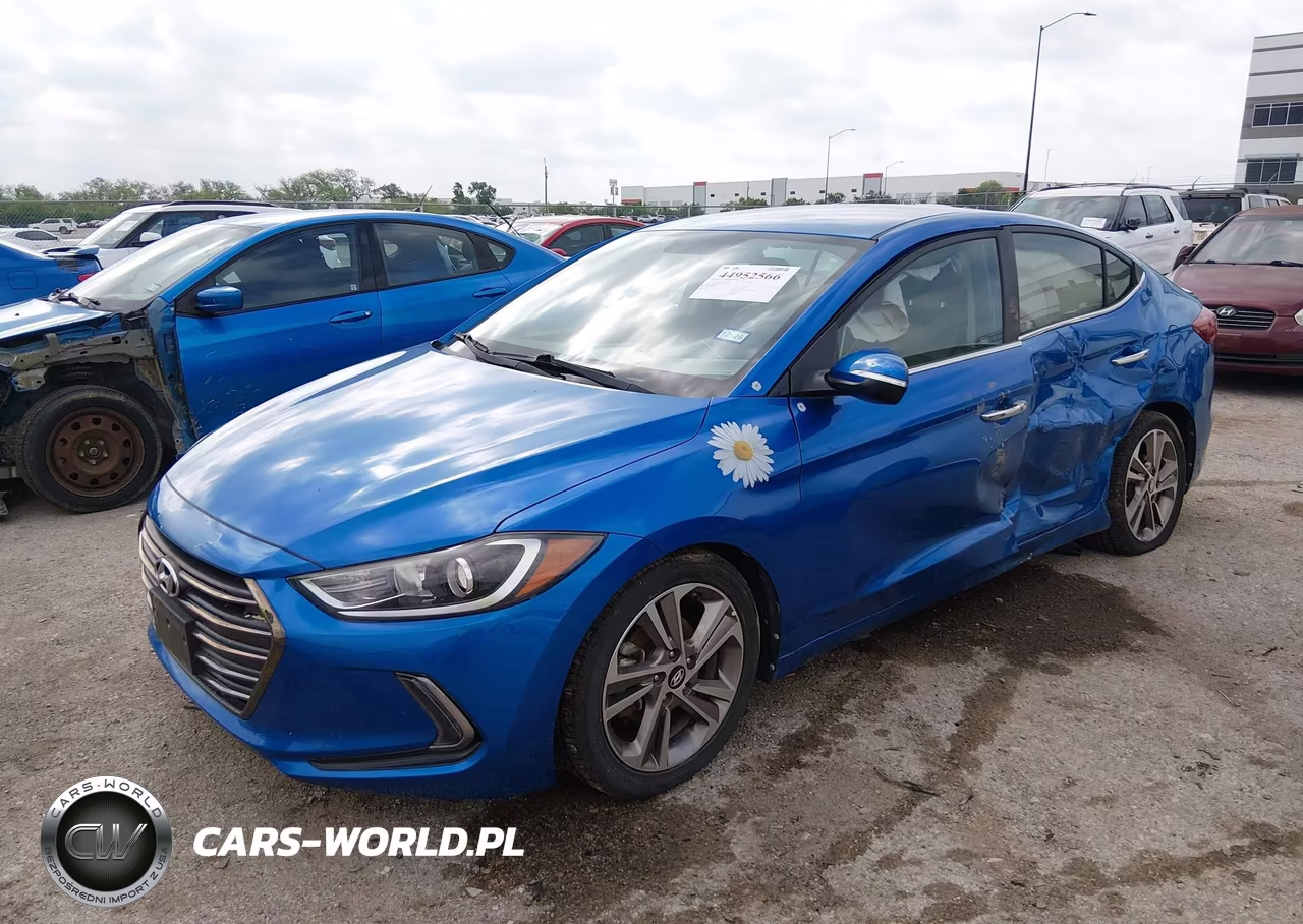 2017 Hyundai Elantra Limited VIN:5NPD84LF8HH009660 - 2