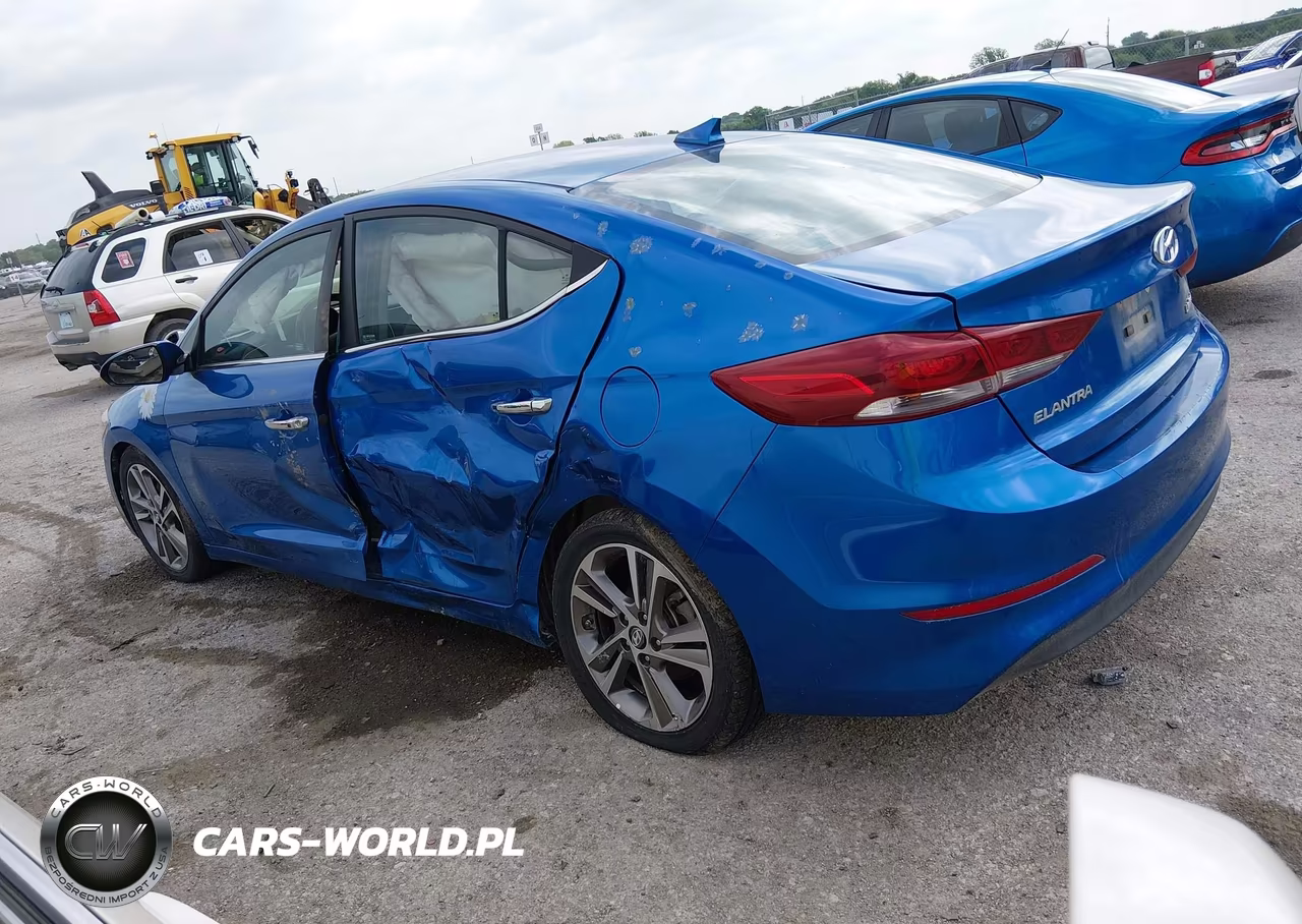 2017 Hyundai Elantra Limited VIN:5NPD84LF8HH009660 - 3