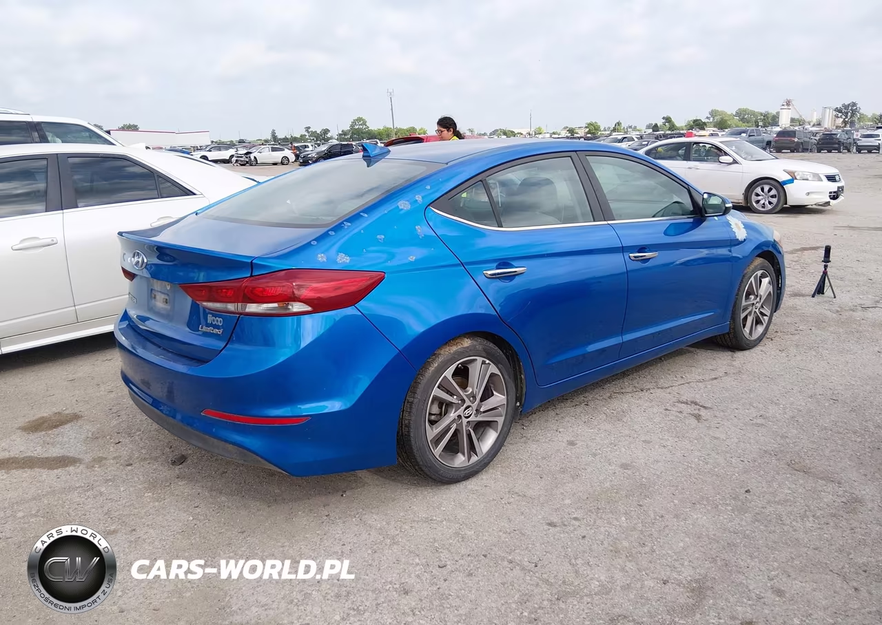 2017 Hyundai Elantra Limited VIN:5NPD84LF8HH009660 - 4