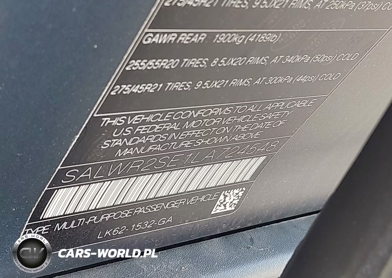 2020 Land Rover Range Rover Sport Hse Dynamic VIN:SALWR2SE1LA724548 - 9