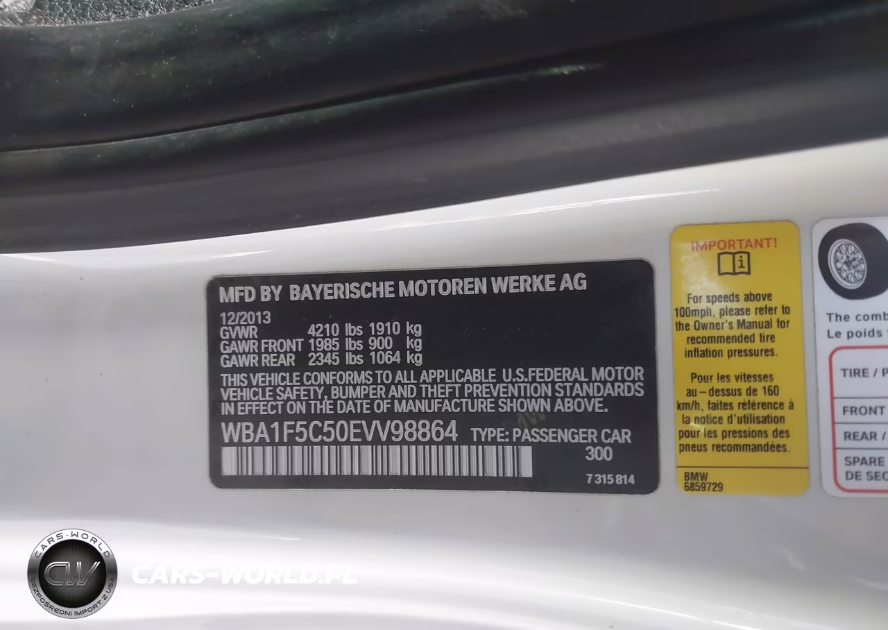 2014 BMW 228I VIN:WBA1F5C50EVV98864 - 9