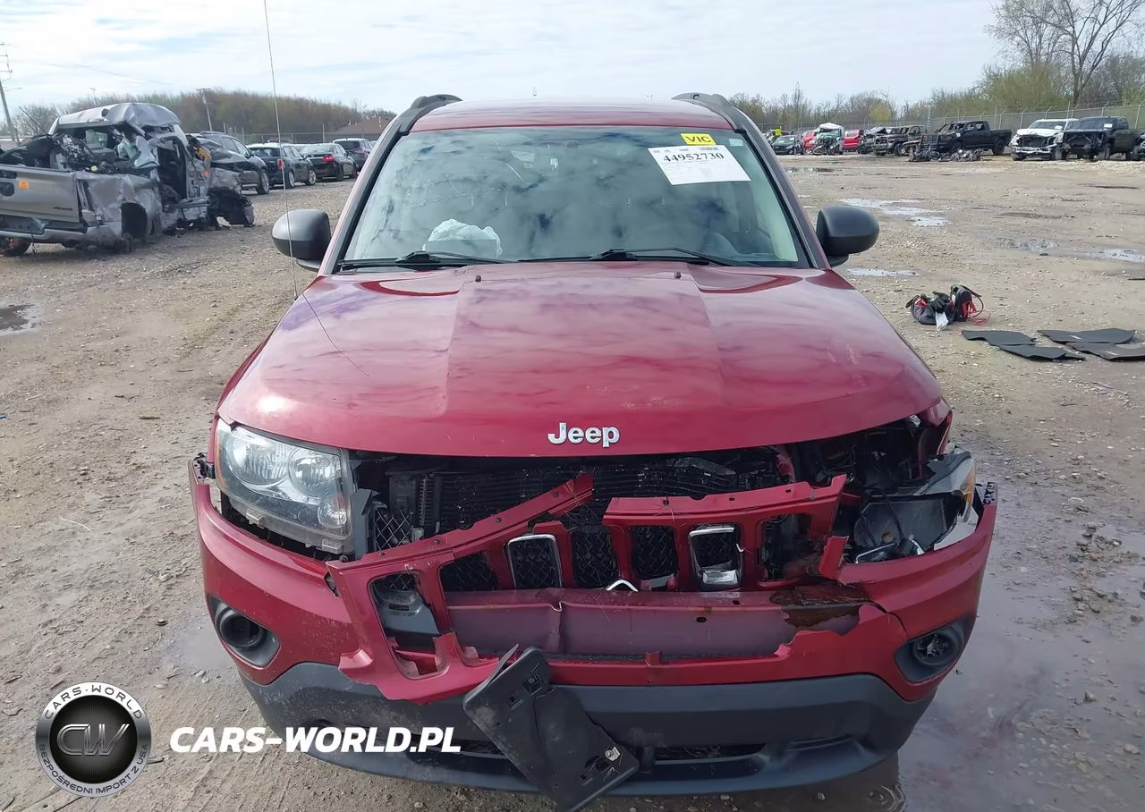2017 Jeep Compass Sport 4X4 VIN:1C4NJDBB5HD106893 - 12