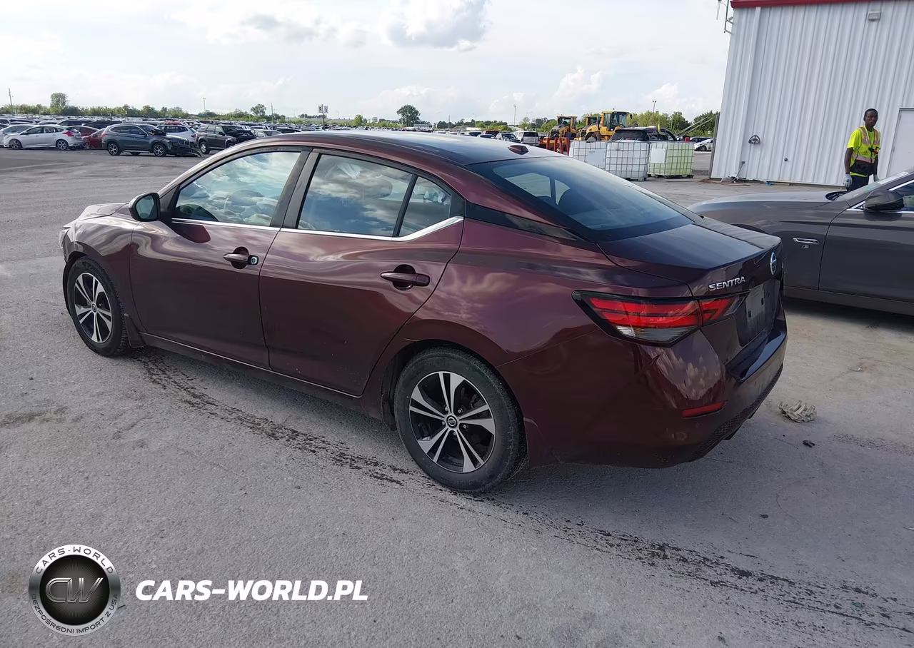 2021 Nissan Sentra Sv Xtronic Cvt VIN:3N1AB8CV8MY243333 - 3