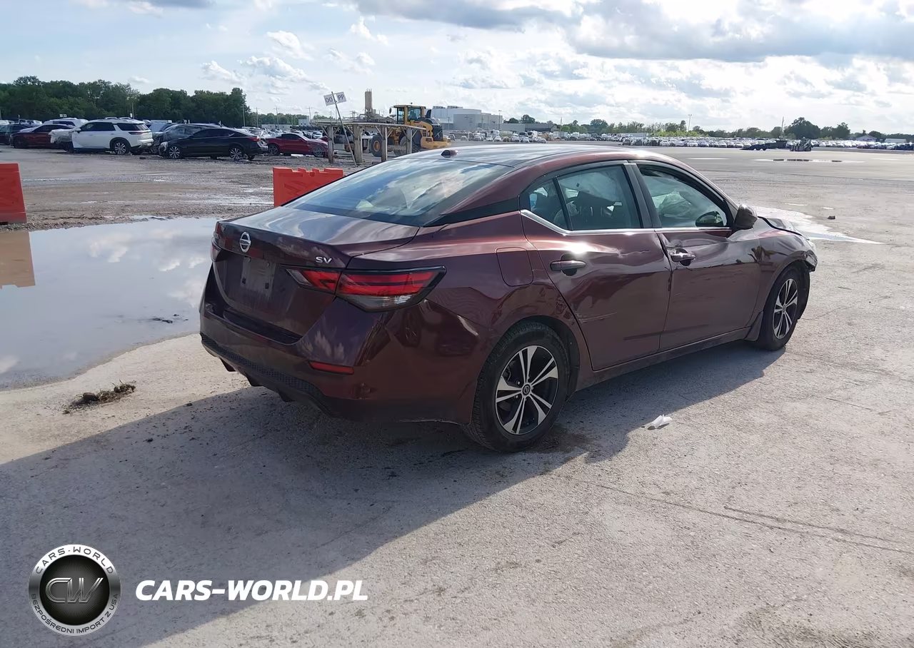 2021 Nissan Sentra Sv Xtronic Cvt VIN:3N1AB8CV8MY243333 - 4