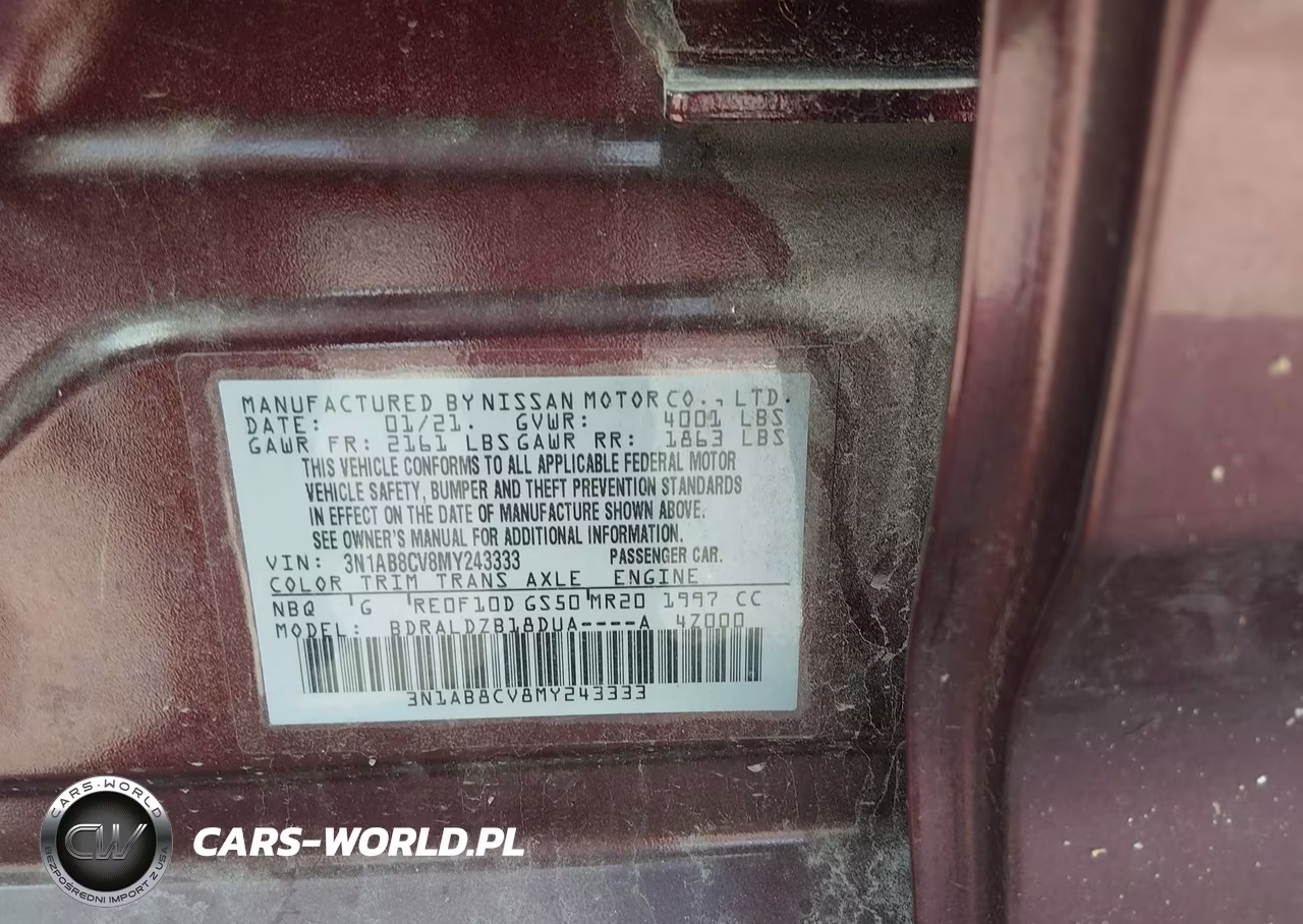 2021 Nissan Sentra Sv Xtronic Cvt VIN:3N1AB8CV8MY243333 - 9