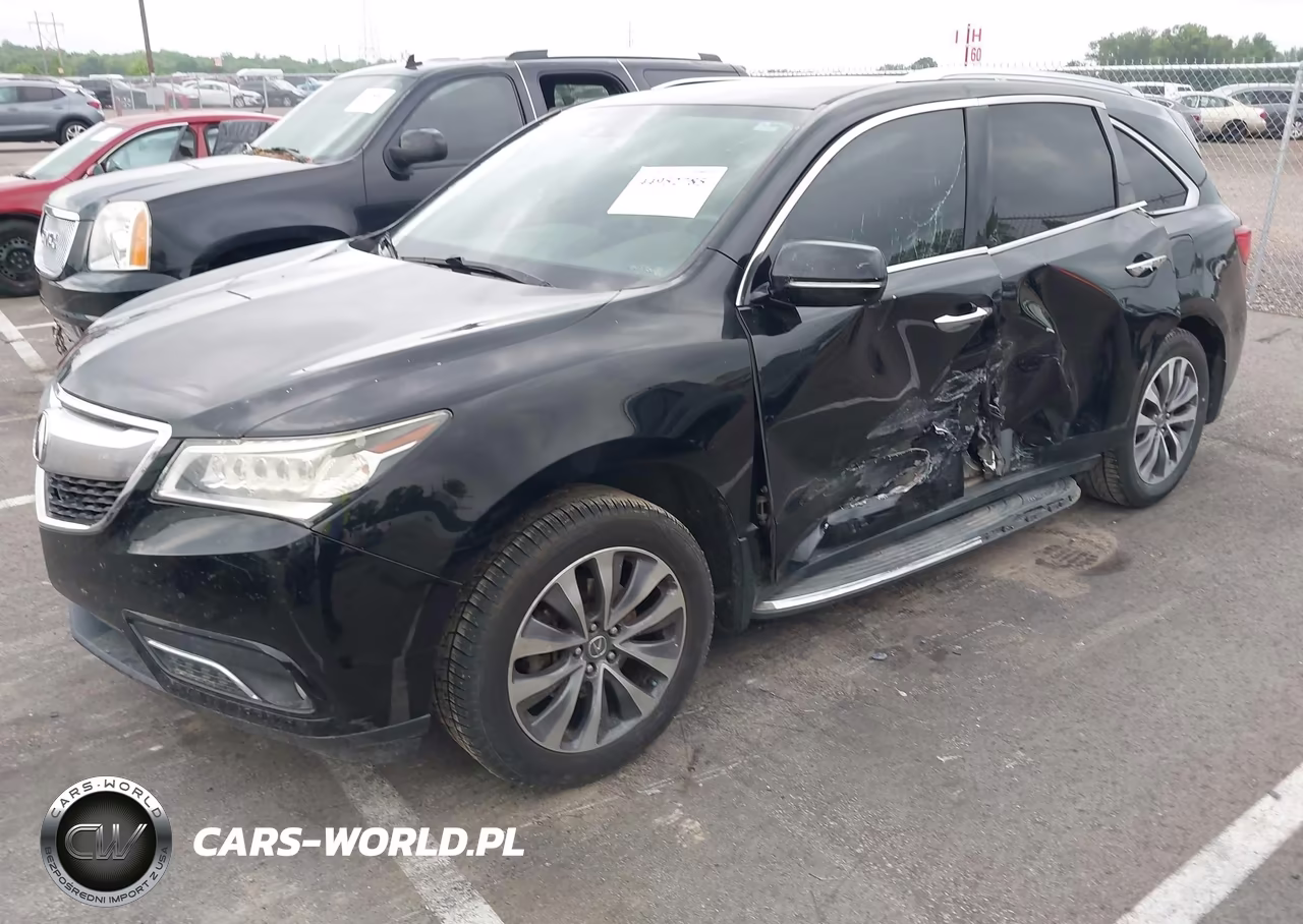 2014 Acura Mdx Technology Package VIN:5FRYD3H42EB020452 - 2