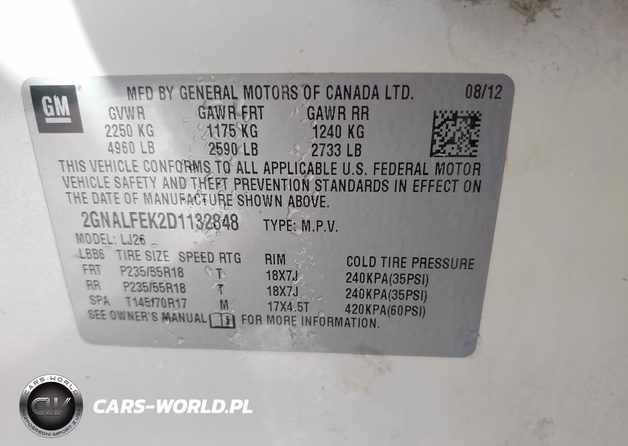 2013 Chevrolet Equinox Ltz VIN:2GNALFEK2D1132848 - 9