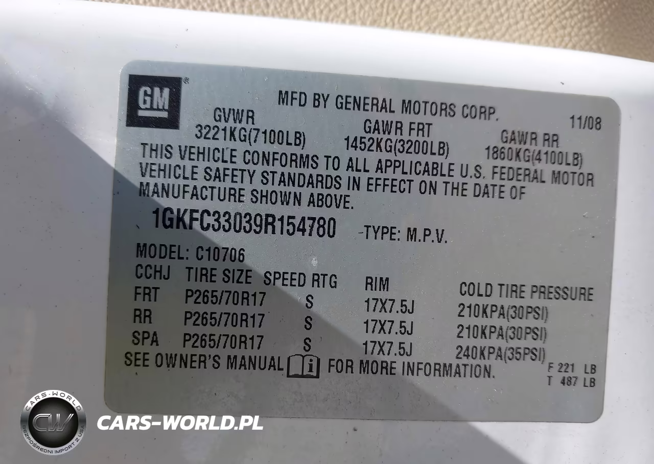 2009 GMC Yukon Slt2 VIN:1GKFC33039R154780 - 9