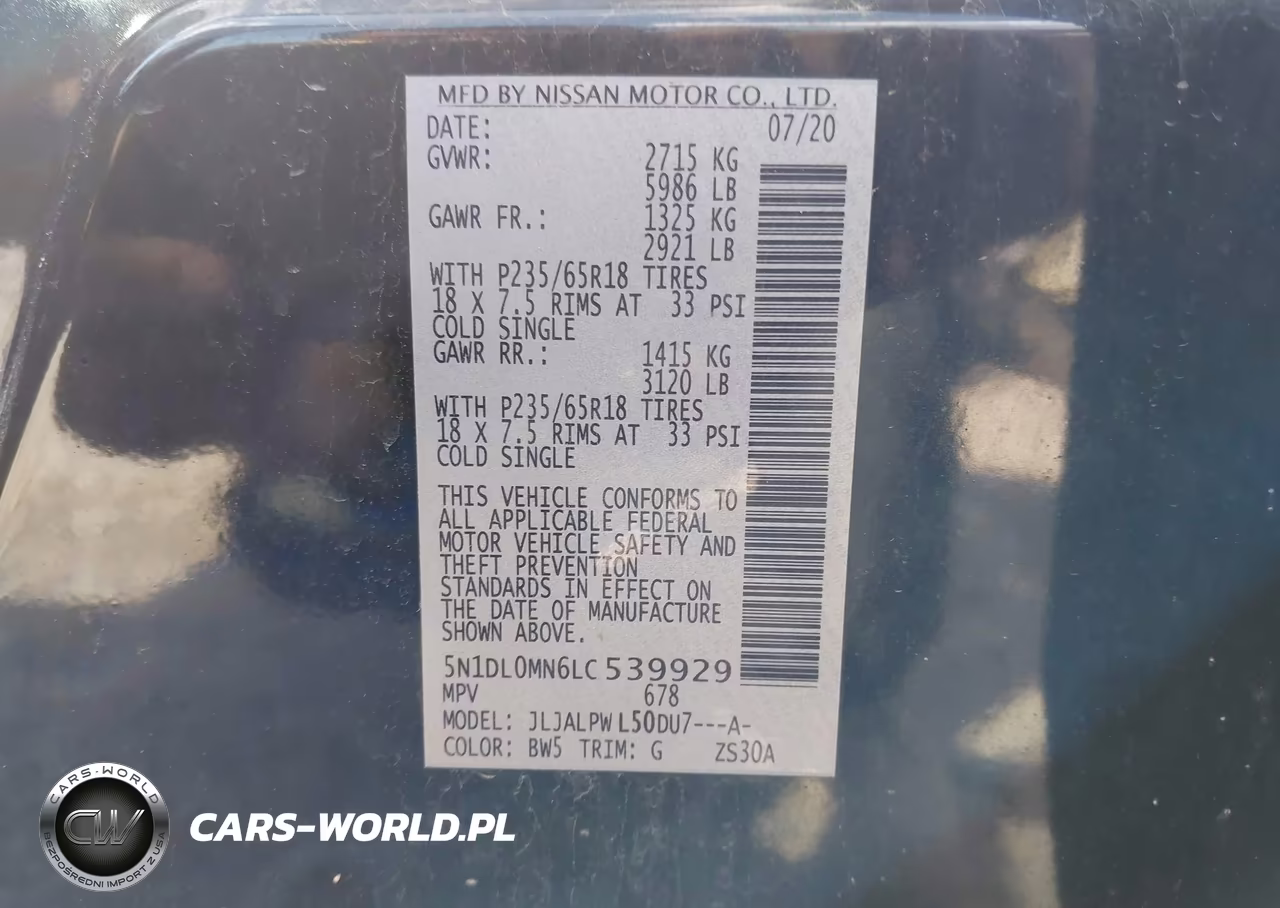 2020 Infiniti Qx60 Pure VIN:5N1DL0MN6LC539929 - 9