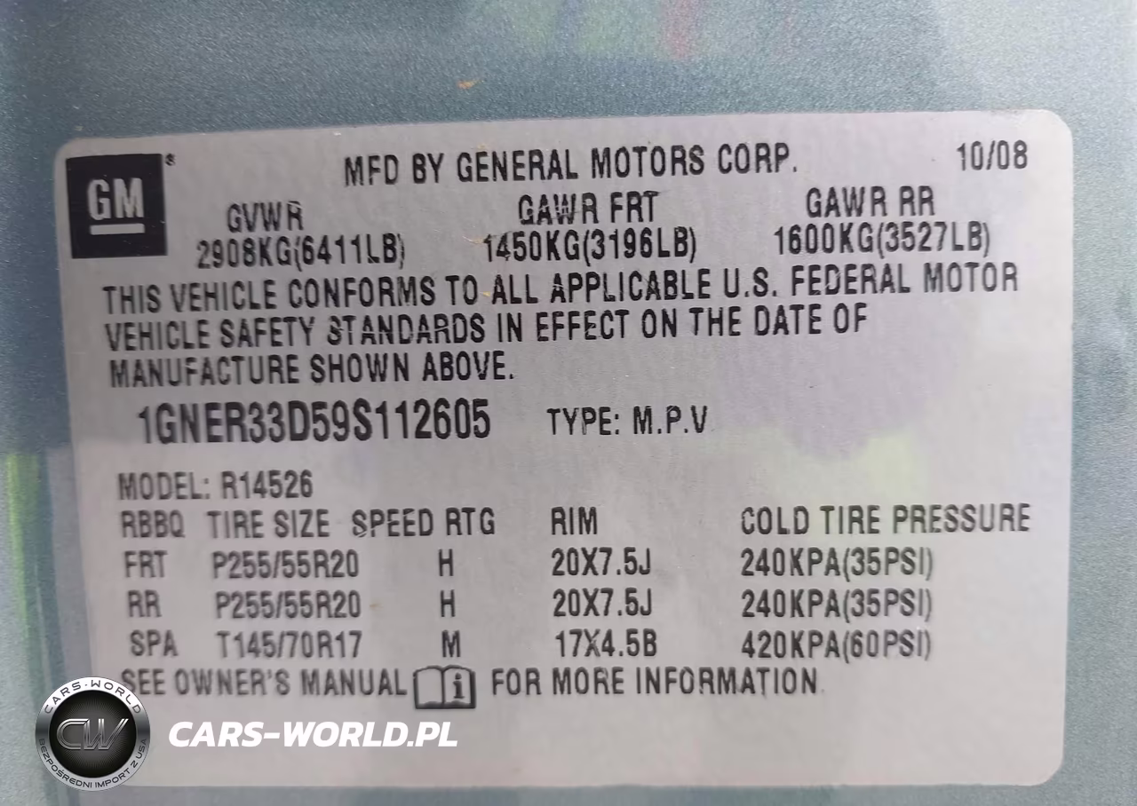 2009 Chevrolet Traverse Ltz VIN:1GNER33D59S112605 - 9