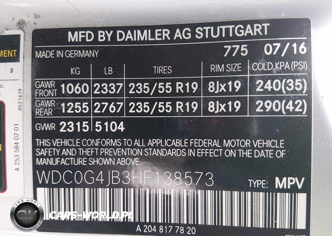 2017 Mercedes-Benz Glc 300 VIN:WDC0G4JB3HF138573 - 9
