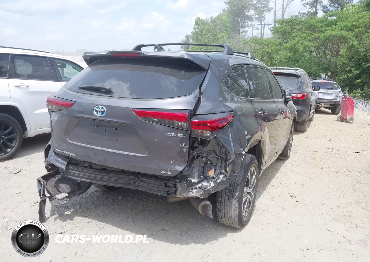 2020 Toyota Highlander Hybrid Xle VIN:5TDHBRCH0LS509266 - 4