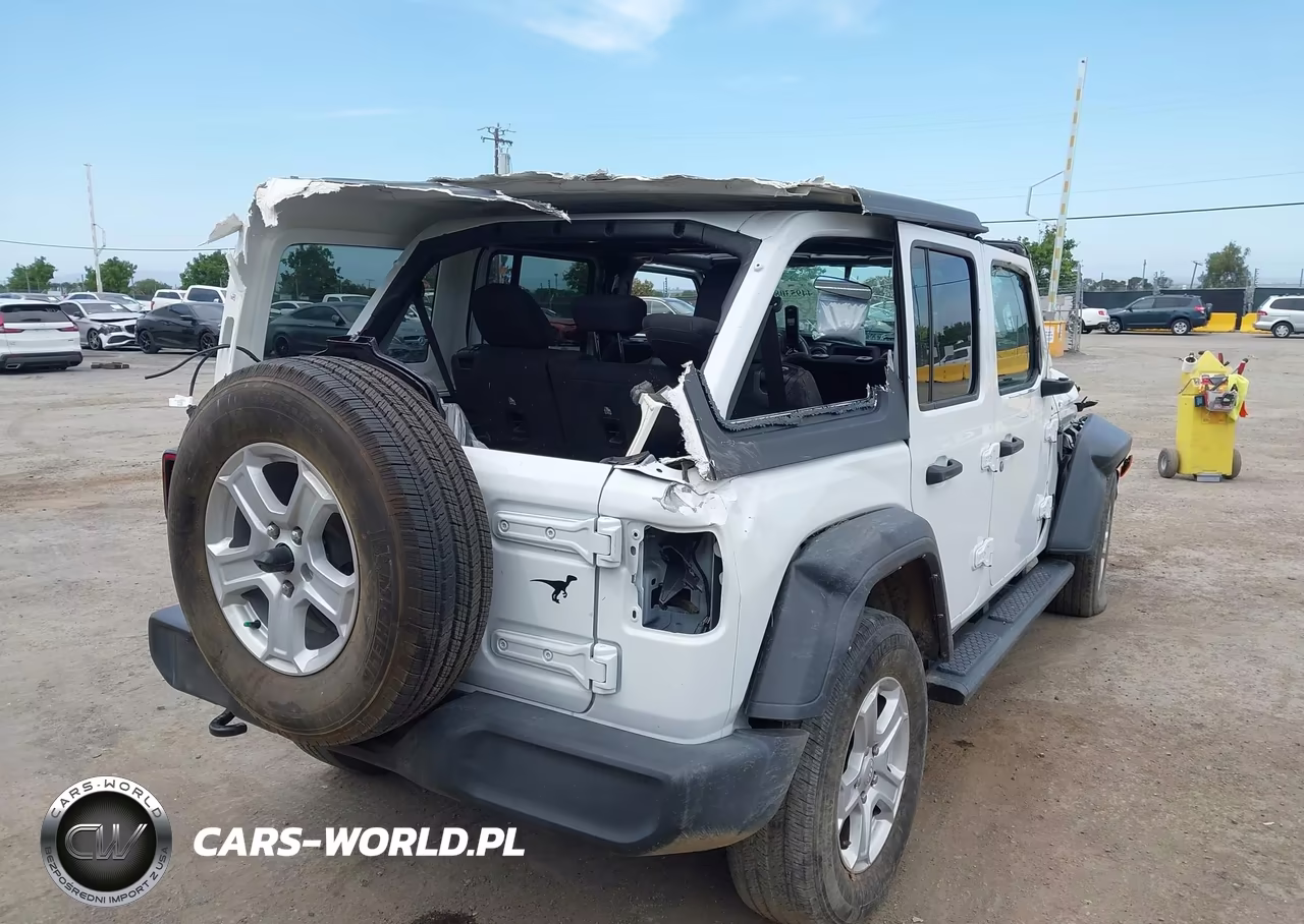 2022 Jeep Wrangler Unlimited Sport S 4X4 VIN:1C4HJXDGXNW240774 - 4
