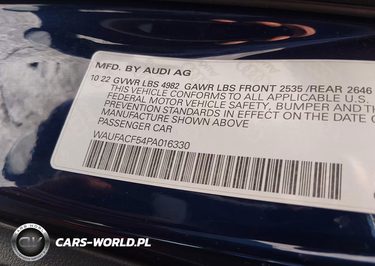 2023 Audi A5 Sportback Premium Plus 45 Tfsi S Line Quattro S Tronic VIN:WAUFACF54PA016330 - 9