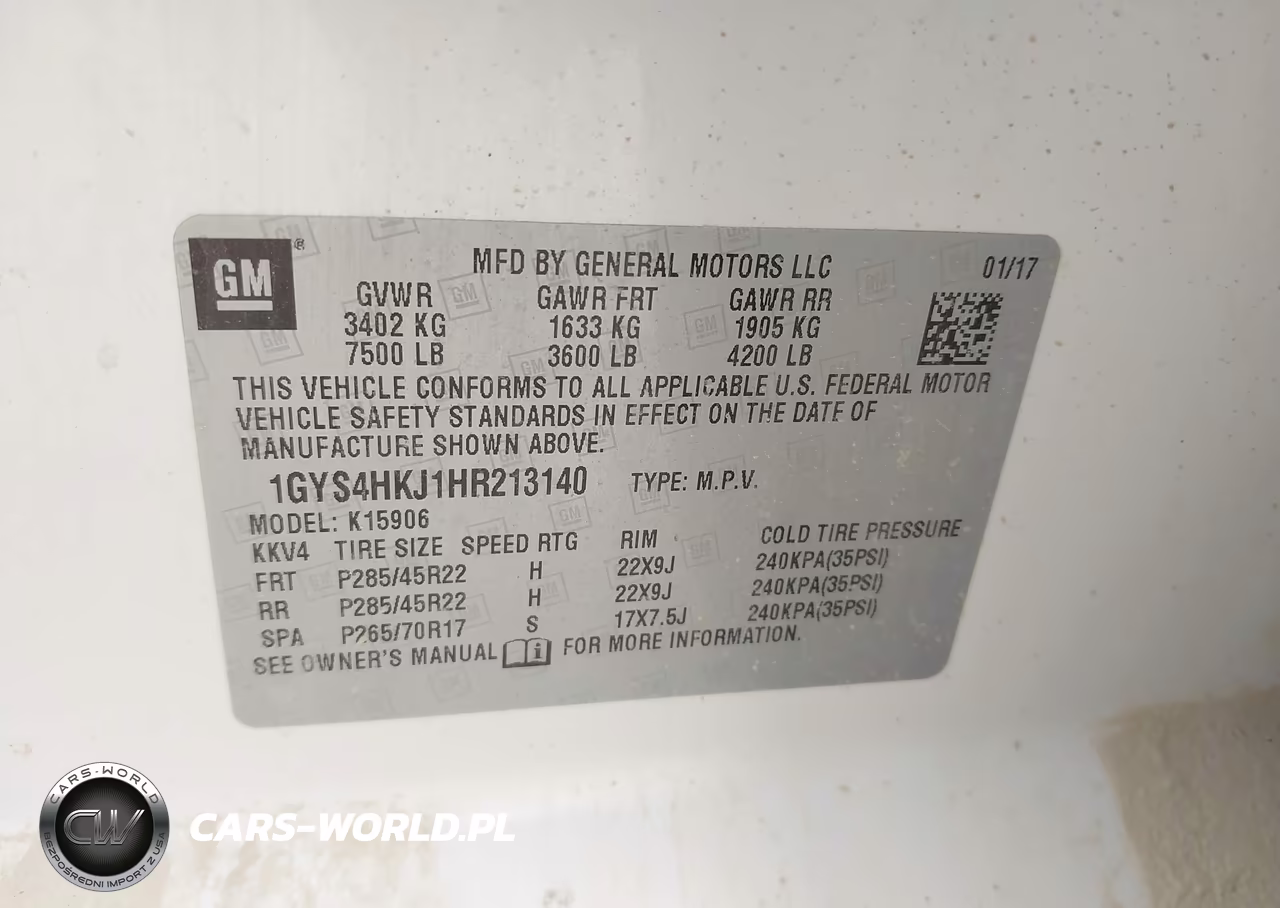 2017 Cadillac Escalade Esv Luxury VIN:1GYS4HKJ1HR213140 - 9