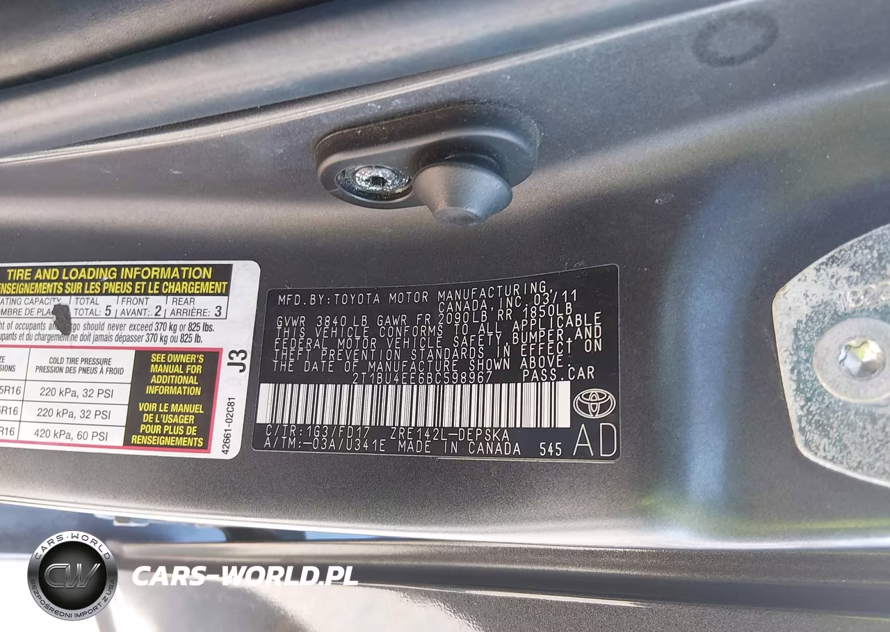 2011 Toyota Corolla S VIN:2T1BU4EE6BC598967 - 9