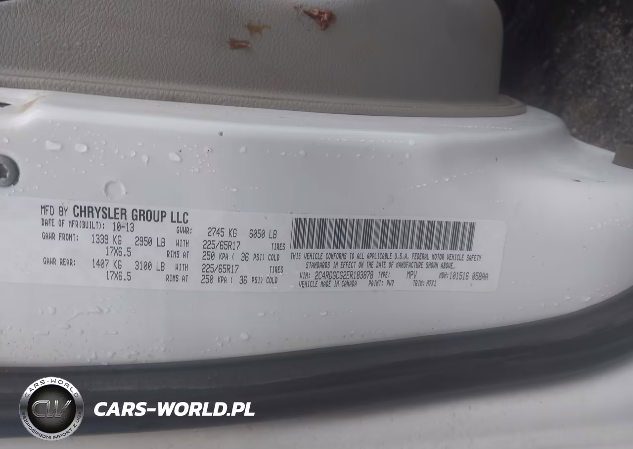2014 Dodge Grand Caravan Sxt VIN:2C4RDGCG2ER183878 - 9