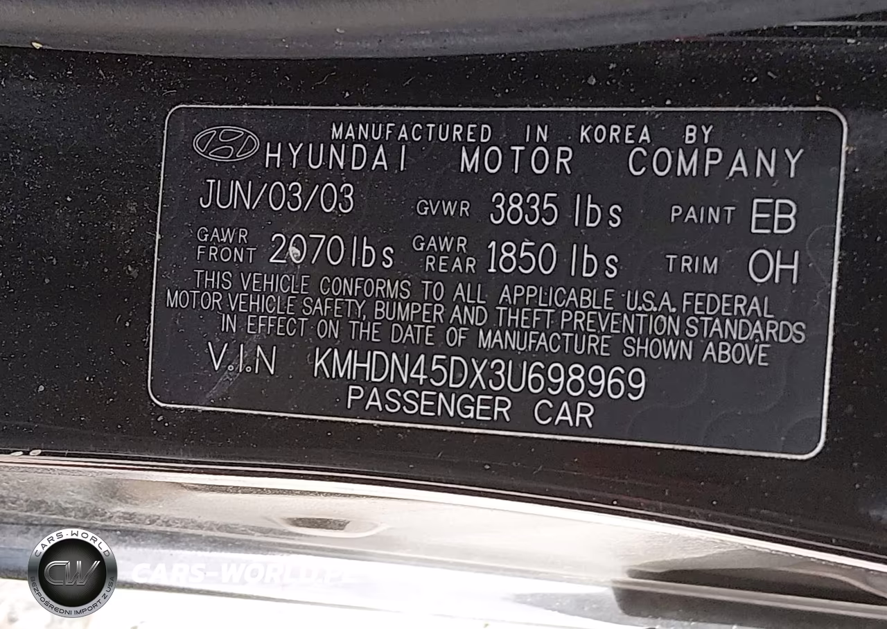 2003 Hyundai Elantra Gls-Gt VIN:KMHDN45DX3U698969 - 9