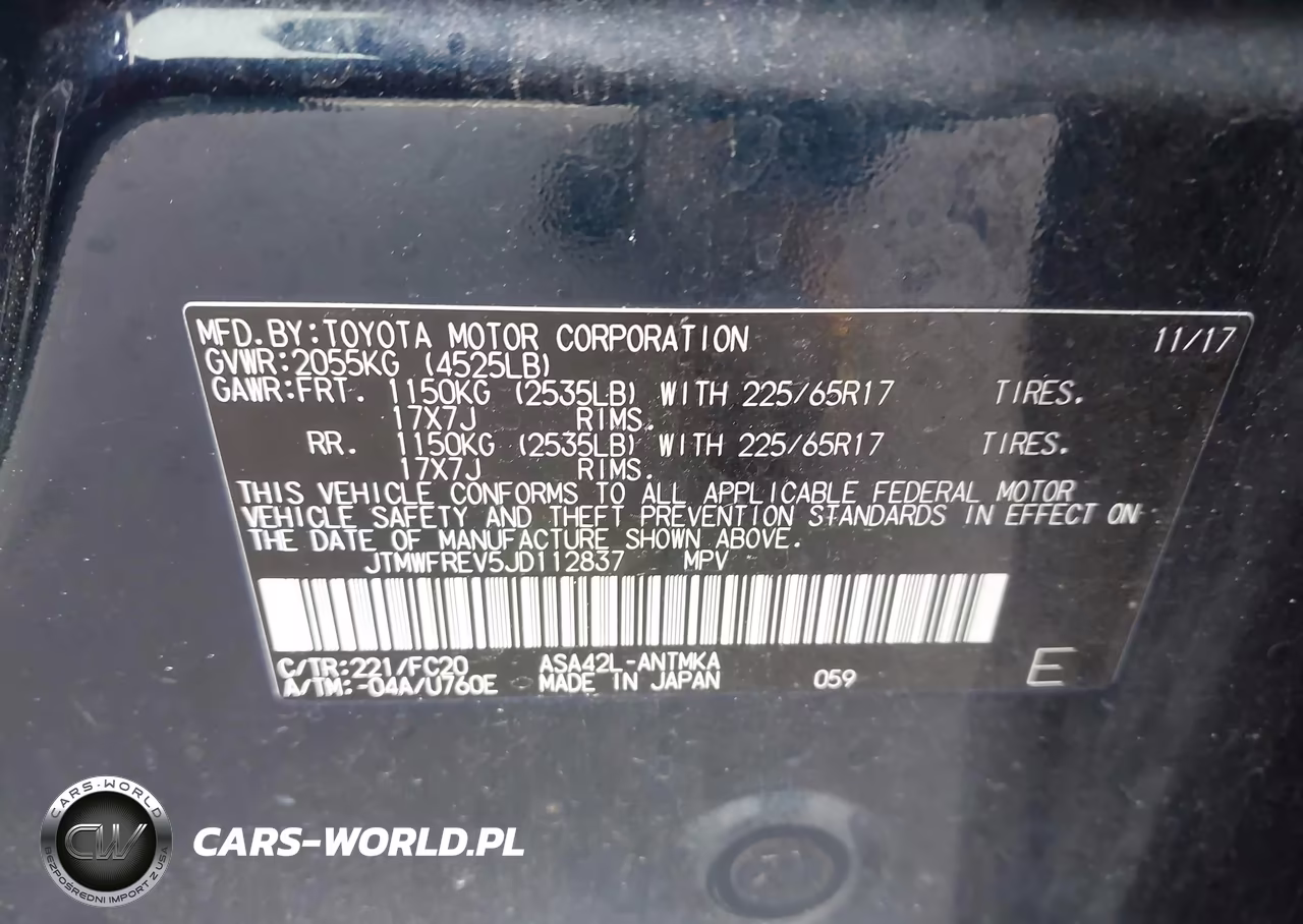 2018 Toyota Rav4 Xle VIN:JTMWFREV5JD112837 - 9