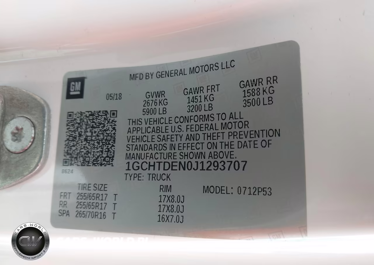 2018 Chevrolet Colorado Z71 VIN:1GCHTDEN0J1293707 - 9