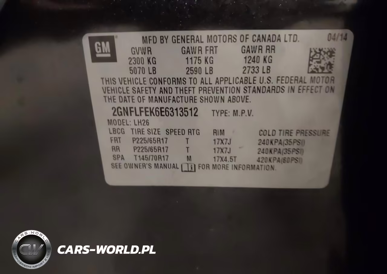 2014 Chevrolet Equinox 1Lt VIN:2GNFLFEK6E6313512 - 9