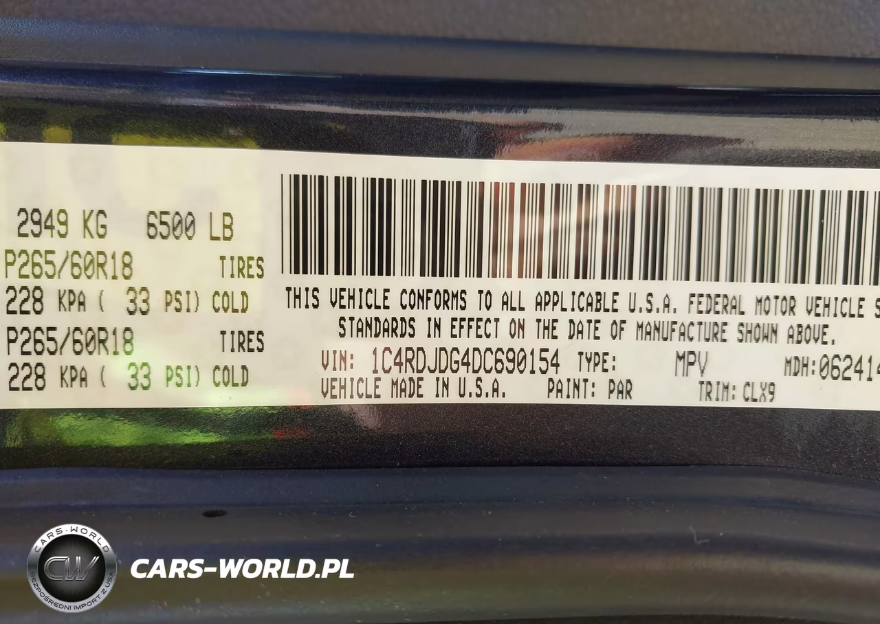 2013 Dodge Durango Crew VIN:1C4RDJDG4DC690154 - 9